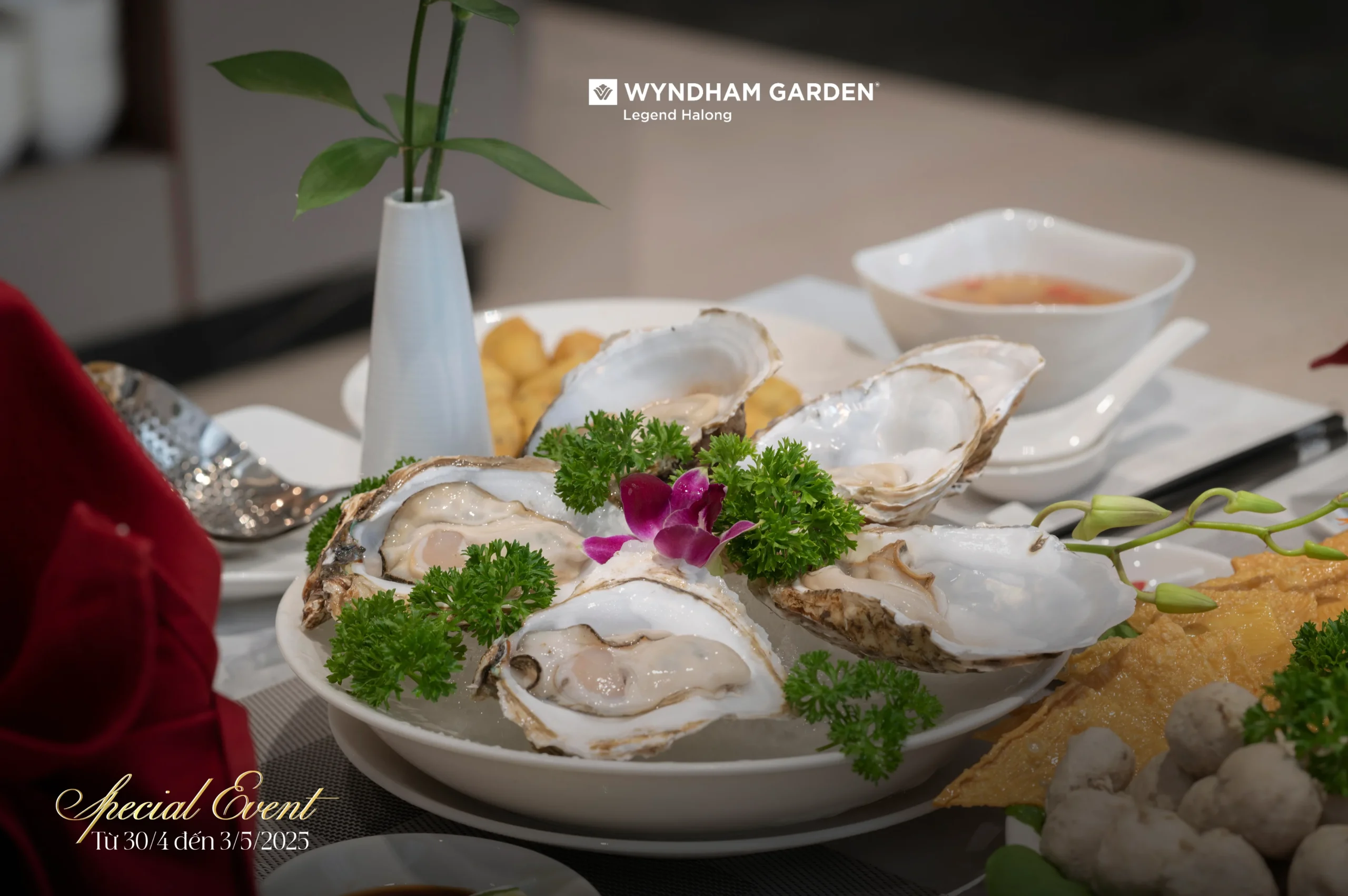 HÒA MÌNH VÀO ĐẠI TIỆC BUFFET HẢI SẢN TẠI WYNDHAM GARDEN LEGEND HẠ LONG